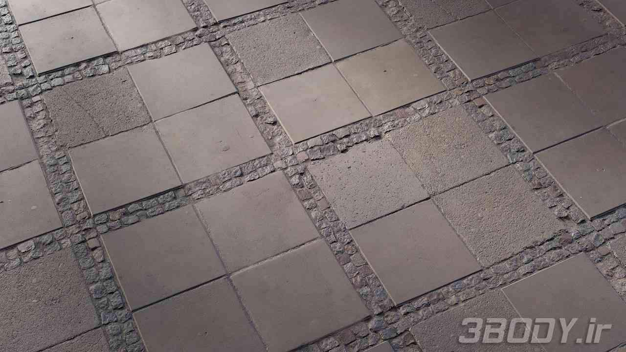 متریال سنگ کف ground stone عکس 1